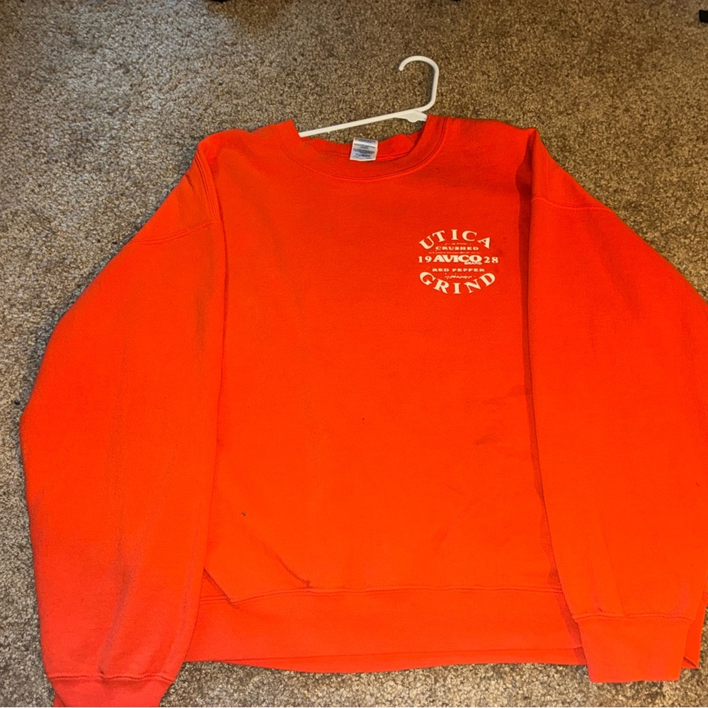 Utica Grind Men's Orange Sweatshirt
